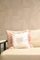 Love Heart Velvet Decor Cushion – 16x16 Inch