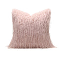 Blush Fur Cushion – 18x18 Inch