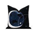 Moon & Space Velvet Cushion – 18x18 Inch