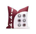 Leather Velvet Cushion – 18x18 Inch