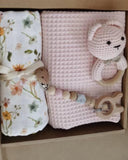 Baby Girl Gift Hamper | Pink Floral Newborn Essentials Set
