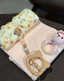 Baby Girl Gift Hamper | Pink Floral Newborn Essentials Set