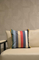 Multi Stripe Cotton Cushion – 18x18 Inch